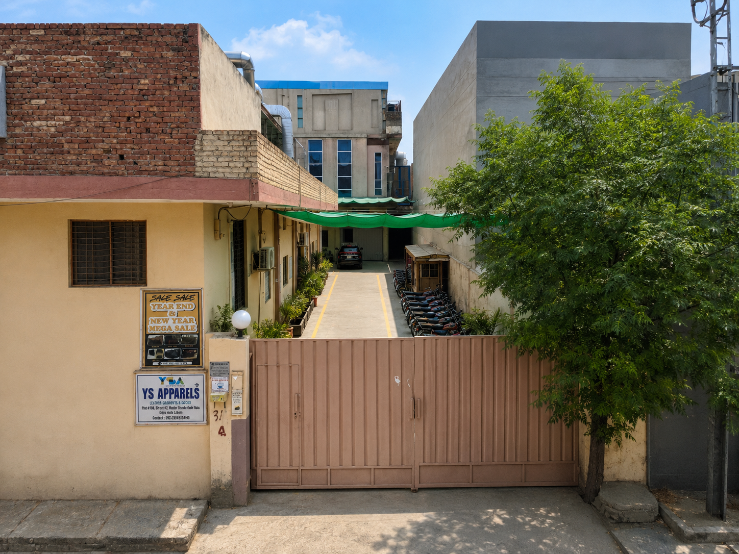 YS Apparels factory entrance, Lahore